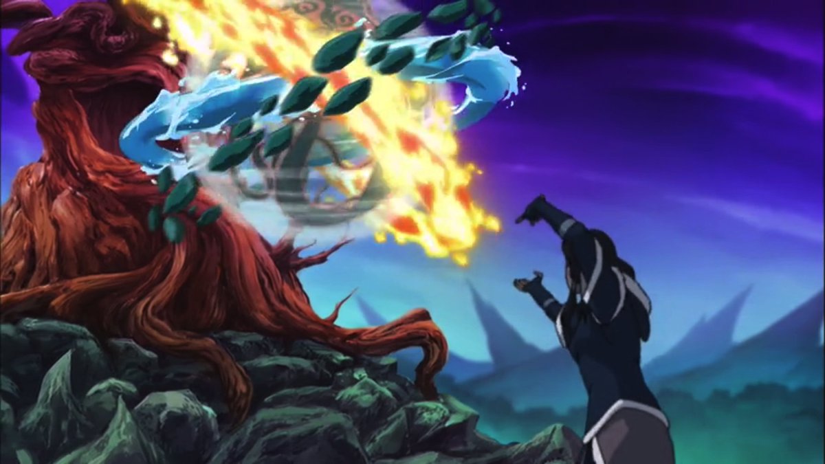 the avatar bending all four elements