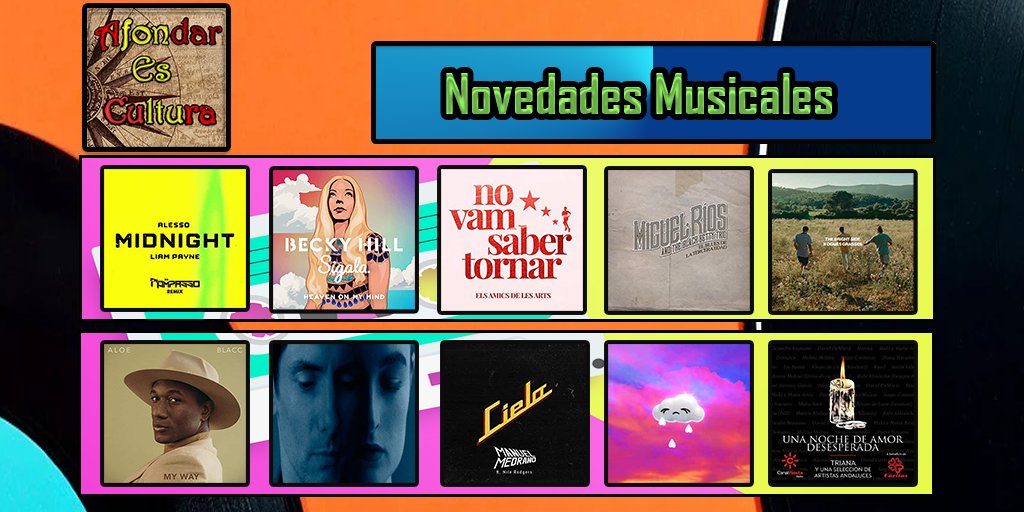 AfondarCultura's tweet photo. @aloeblacc @natalialacunza #PutoChinoMaricón @Alesso
@stayhomas @OquesGrasses @DIGITAL21_ @cintialund_ @amicsdelesarts @BeckyHill @SigalaMusic @manuelmedrano @nilerodgers @mrios #TheBlackBettyTrio #VariosArtistas #ArtistOnTwitter #music #Listen #artists #Musica #playlists https://t.co/2Lt8gFCDVM
