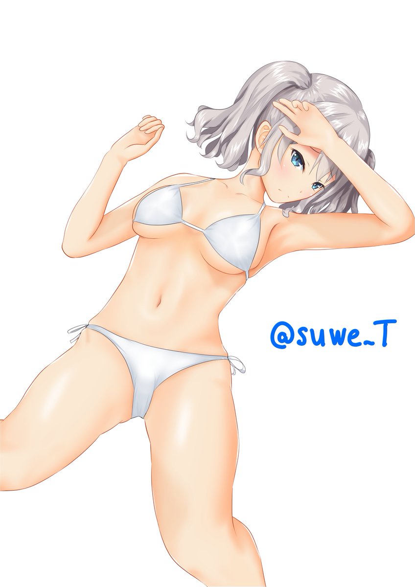 鹿島(艦これ) 「#ビキニの日 」|すえ@搾精錬金RPG制作中Ver.0.7.5のイラスト