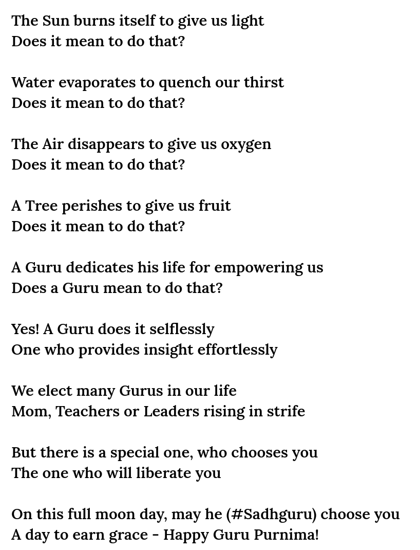 jkmanish's tweet photo. @ishafoundation A day to earn Grace 🙏 - #GuruPurnima #GuruGPS. https://t.co/Dgv9wtzX4Y