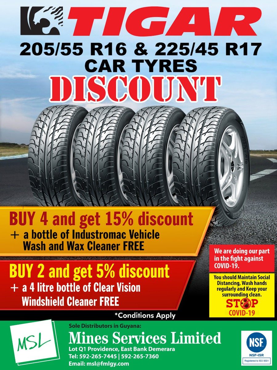 GroupFarfan's tweet photo. Tyre specials available while stock last #tigartyres #special #discounts #minesservicesltd #farfanandmendesgroup https://t.co/knVPd4sbGI