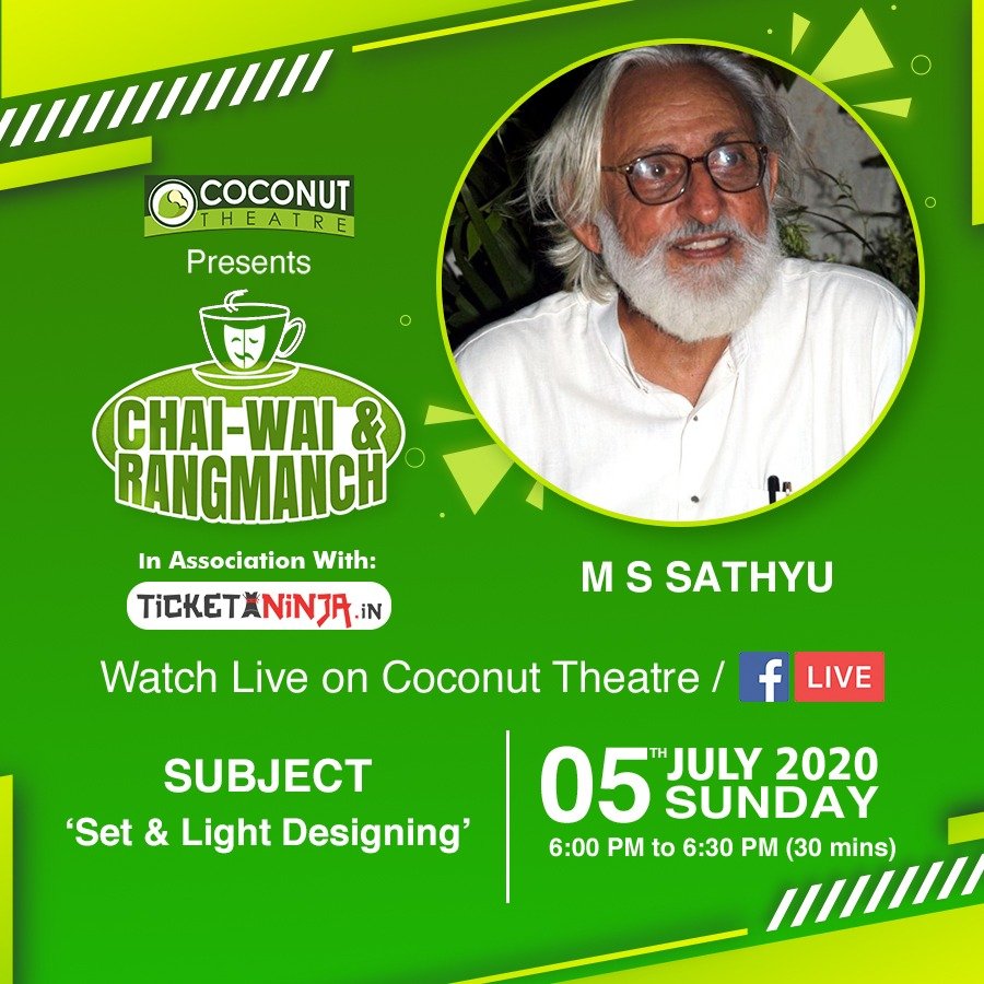 Attended the MS Sathyu session. He spoke for less than 15 minutes

"I can't go on talking ... Without someone talking to me!"

Pause

Silence

Session over

#

Happy 90th Birthday Sathyu Saab