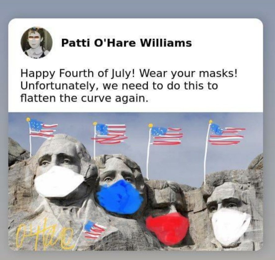 crisdehart's tweet photo. If they can do it, so can we!! Retweet!!! #MasksRock https://t.co/Cnh1j4czTt
