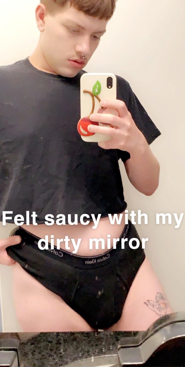 When you forget to clean you mirror.  
#gay #gayboy #queer