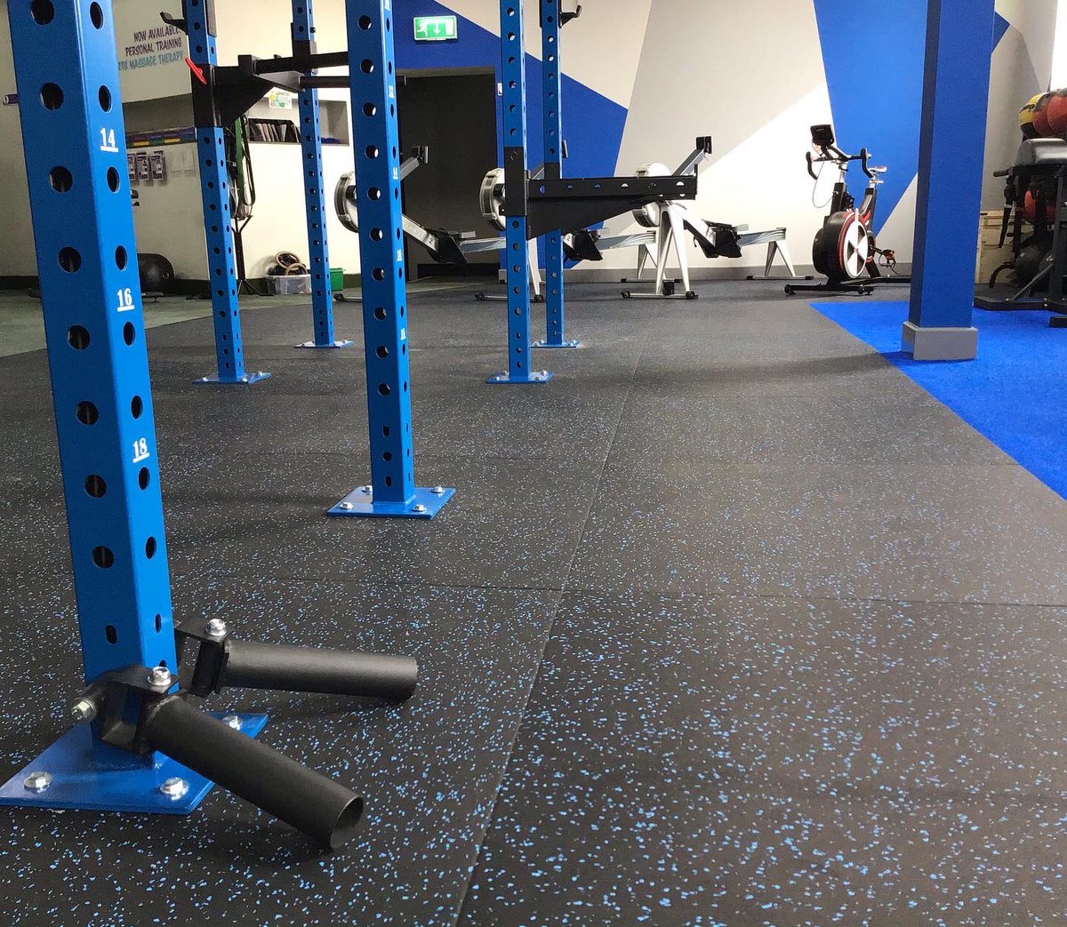 saber_fitness's tweet photo. The installation at @theEmpireGym is now complete. It looks fantastic and is a great addition to the facility.
#saberfit #saberflooring #empiregymandstudios #freestandingrig #gyminstallation #squatrack #sledtrack #performancezone #fitness #fitnessmotivation https://t.co/4p2W5puOP8