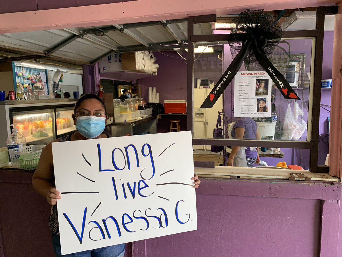 jasminhaze_'s tweet photo. Vanessa used to work here... before going to the military she was such a hardworking beautiful woman, SHE DIDNT DESERVE WHAT HAPPENED TO HER NEITHER DID GREGORY!! THEY BOTH DESERVE RESPECT AND JUSTICE #JusticeForVanessaGuillen #JusticeforGregoryMorales ❤️ https://t.co/CZPzpjYBXG