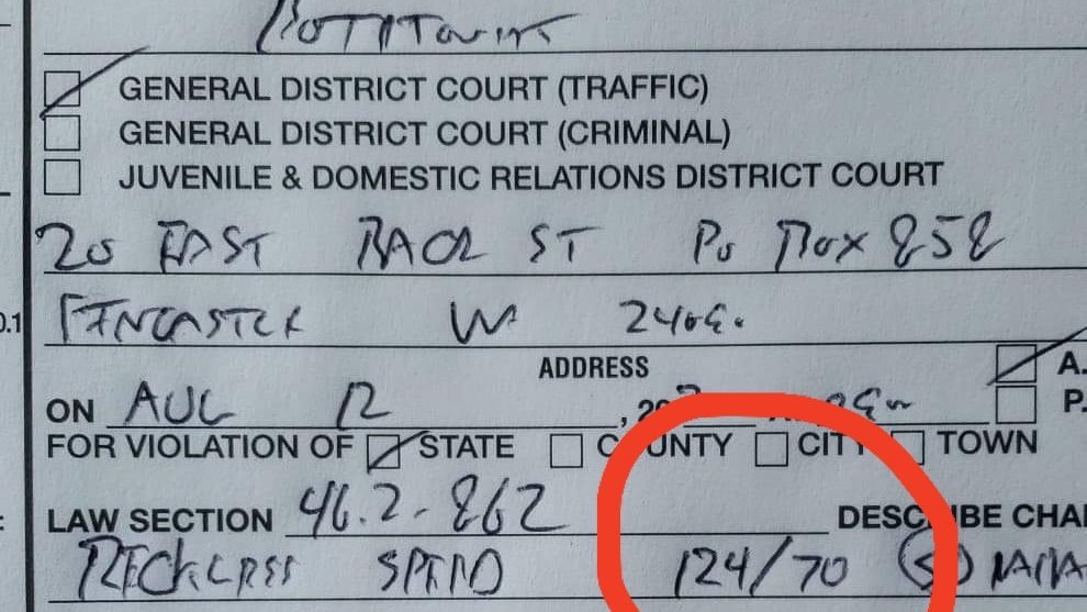 VSPPIO's tweet photo. On the road today? What's the rush? 124 mph in a posted 70 mph zone on I-81 in #Botetourt County puts all lives at risk. Why not make the #July4 weekend last a bit longer! #SlowYourSpeed #VSP #troopers are on patrol today make your travels safer. #Drive2SaveLives https://t.co/fTwsrEaRIO