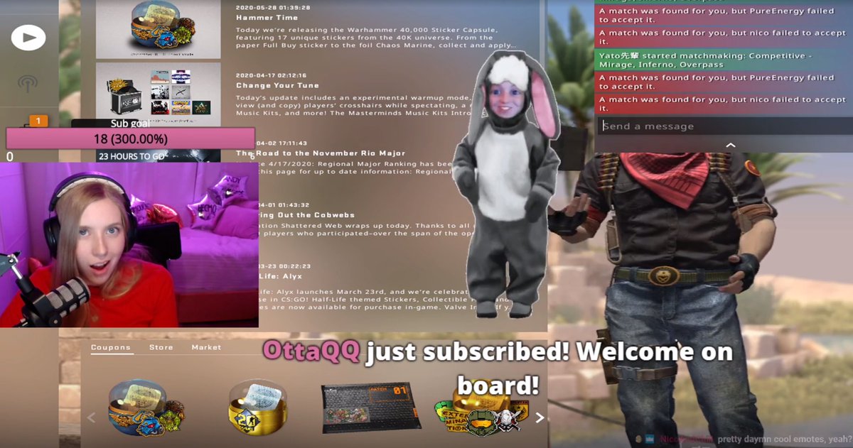 ottaqq's tweet photo. my face when otta subscribe https://t.co/y0pmifZuDJ