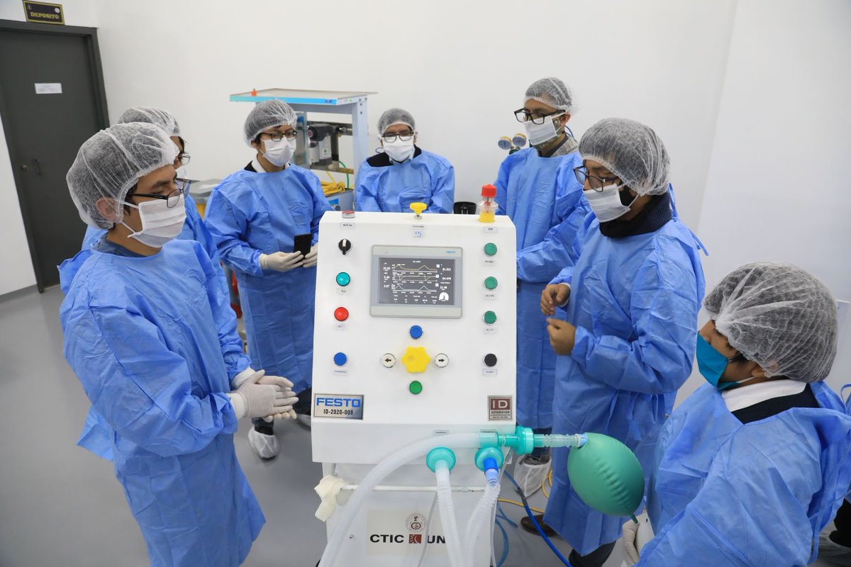 #OrgulloUNI | El ventilador mecánico "FeniX" recibe la autorización del <a href="/Minsa_Peru/">Ministerio de Salud</a> para ser fabricado en masa por todo el Perú. El equipo del <a href="/CticUni/">CTIC UNI Oficial</a> trabajó cerca de 3 meses en el dispositivo que fue catalogado como de alta gama 🇵🇪

¡Felicitaciones!

▶️ bit.ly/3f2DH87