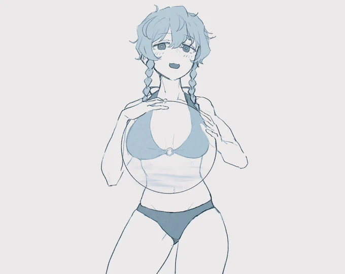 #一日一鈴羽 
#ビキニの日 