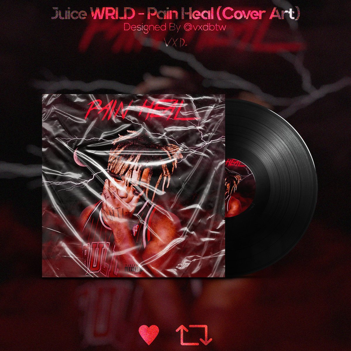 vxdbtw's tweet photo. Juice WRLD - Pain Heal (Cover Art)!
Likes &amp; RTs Are Appreciated! https://t.co/h7sjQ6yWOP