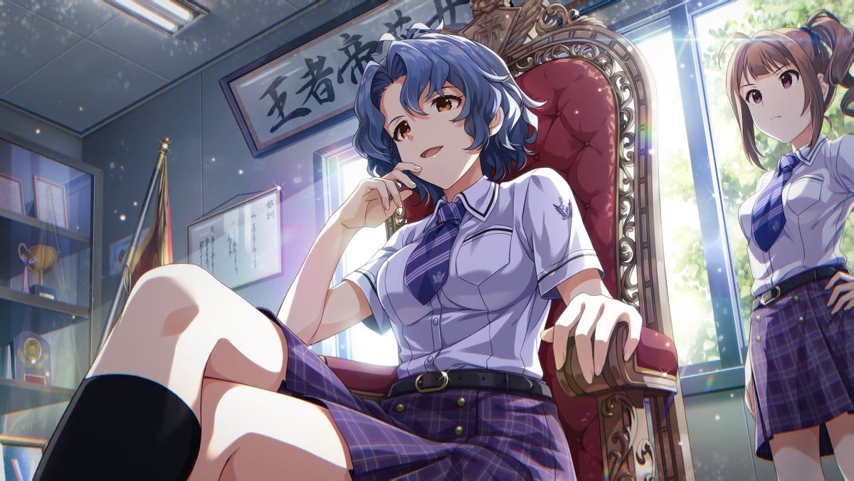 Fuka ToyokawaAge: 22Mirishita Card Type: AngelImage Color: Indigo> former nurse who fittingly acts as a caretaker> gentle personality, struggles to say no to work> wants to be a more traditional idol and doesn't like to be seen as sexy> VA: Rie Suegara (Suzy/Suzie)