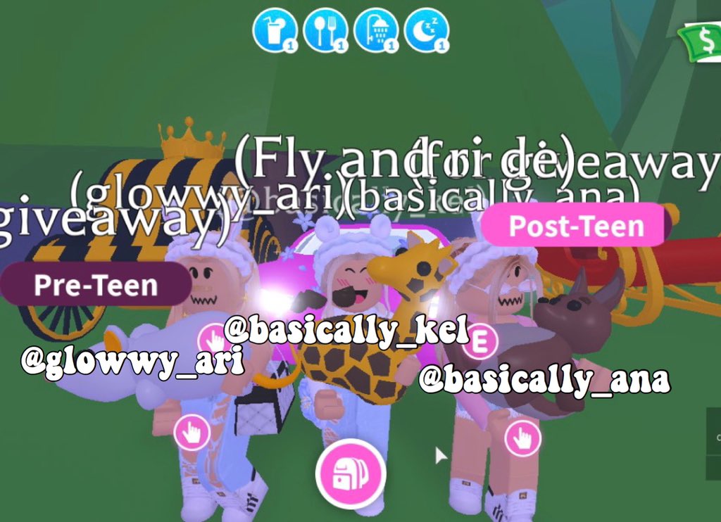 kellysoswag's tweet image. 💓 𝐇𝐔𝐆𝐄 𝐆𝐈𝐕𝐄𝐀𝐖𝐀𝐘 💓

1st place - FR Giraffe+ Tiffany 
2nd place  - Golden Rat+ Royale Carriage
3rd place - Kangaroo+ Santa Sleigh

𝐑𝐔𝐋𝐄𝐒: 
- 𝗳𝗼𝗹𝗹𝗼𝘄 @basically_kel @basically_ana @glowwy_ari
- 𝗿𝗲𝘁𝘄𝗲𝗲𝘁
- 𝗹𝗶𝗸𝗲
- @ 𝗮 𝗳𝗿𝗶𝗲𝗻𝗱

~THREAD~