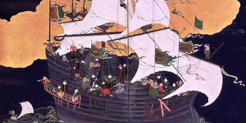 NVPORTUGAL's tweet image. #Histoire : Saviez vous que le Portugal 🇵🇹 est le pays européen ayant le plus influencé le Japon 🇯🇵 ?

La periode de l'influence portugaise sur le Japon s'appelle la periode "Nanban". Les portugais y influenceront surtout le vocabulaire, la gastronomie et le commerce ! 1/3