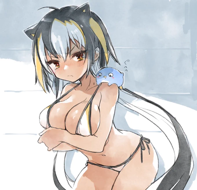 KOK(急KにおOっぱいが描Kきたくなったので) #ビキニの日 