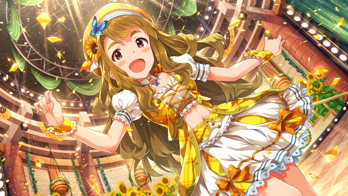 Miya MiyaoAge: 17Mirishita Card Type: AngelImage Color: Beige> butterflies!> VERY easy-going and takes everything as it comes> can be surprisingly mischievous and is smarter than she lets on> loves sandwiches and is skilled at Go & Shogi> VA: Choucho Kiritani (Choccho)