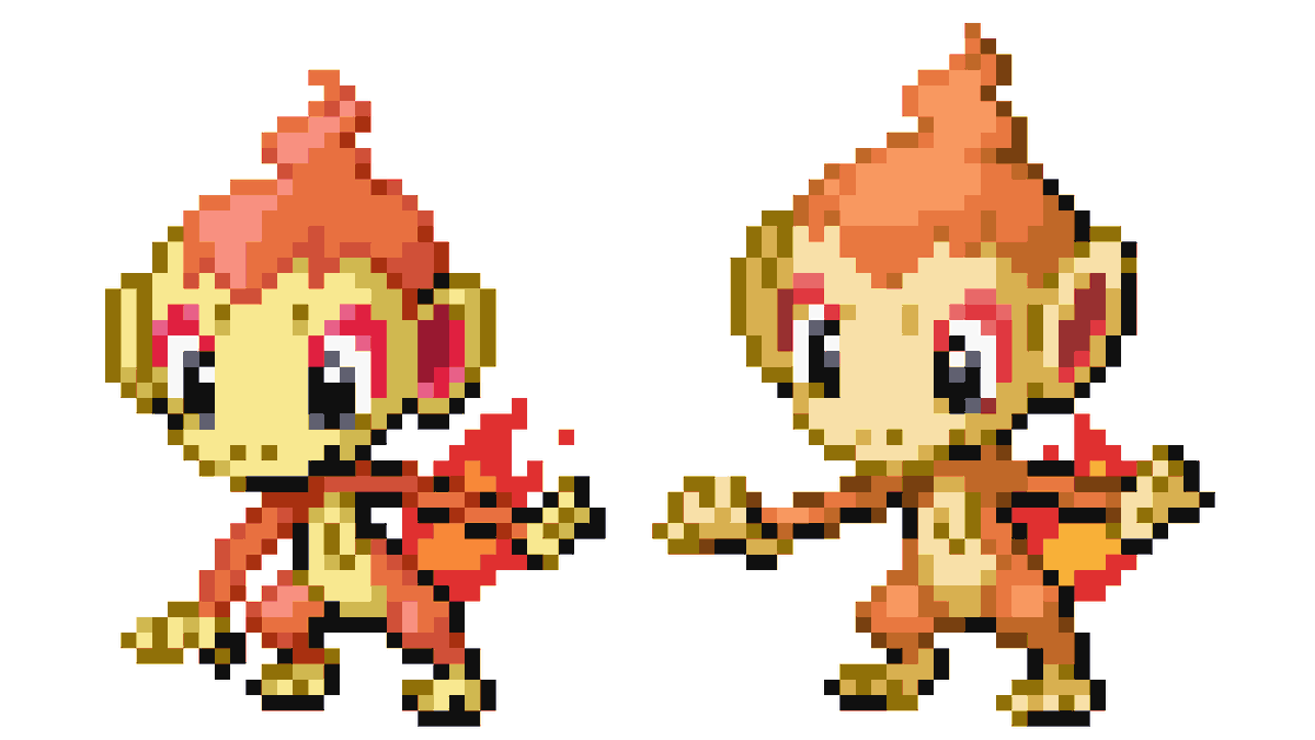 DrLavaYT's tweet photo. Gen 4 beta sprites:

In December 2019, a leak resulting from a hack of Nintendo's servers revealed hundreds of Gen 4 beta sprites. Here's a few examples -- beta sprites (left) compared to their release version sprites (right).

See the top 50 beta sprites: https://t.co/2z188faFPx https://t.co/eG3C4CDPZF