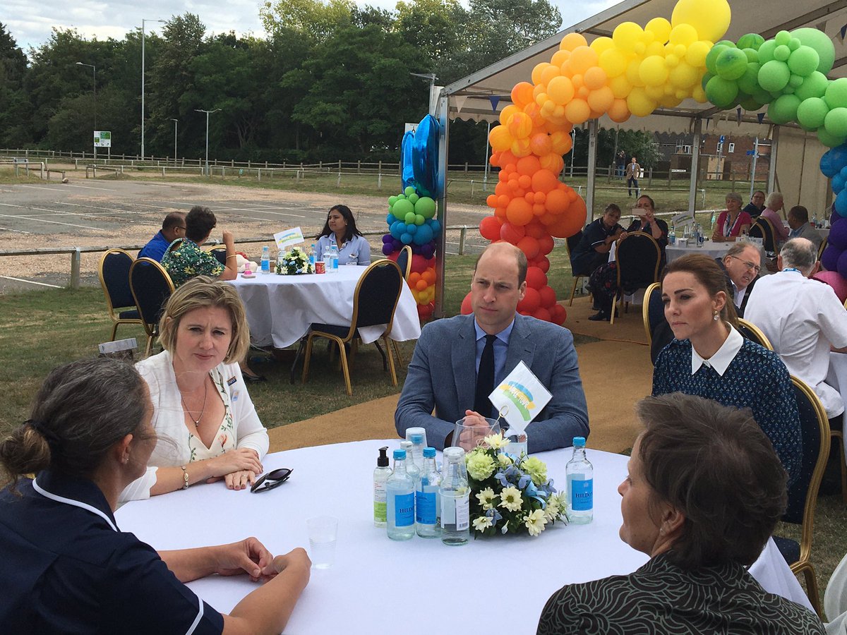 SwordsFrankie's tweet image. They came. They saw. They were incredibly friendly and interested, and it was our absolute pleasure to meet them. Thank you for joining @TeamQEH 40th and #NHS72 celebrations @KensingtonRoyal