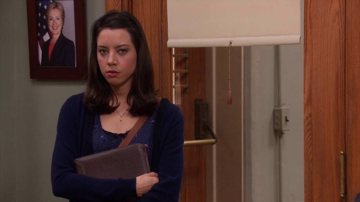 s04e19april ludgate + dogs is what i live for