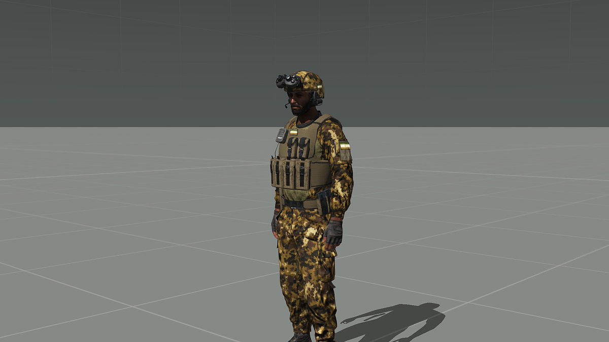 tec_csat's tweet photo. The Hamel vest is the next to receive a rework... Trying to make it more slick and fitting as a smaller plate carrier instead of a kitbashed vest from Arma 2. #Arma3 #CSAT https://t.co/5TOaVtXo4p