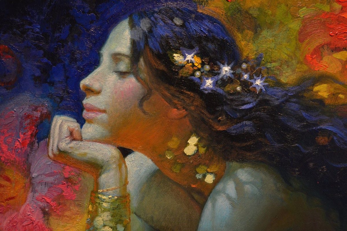 ロシアの油絵画家、ビクター・ニゾフツェフの描く人形たち。美しず幻想