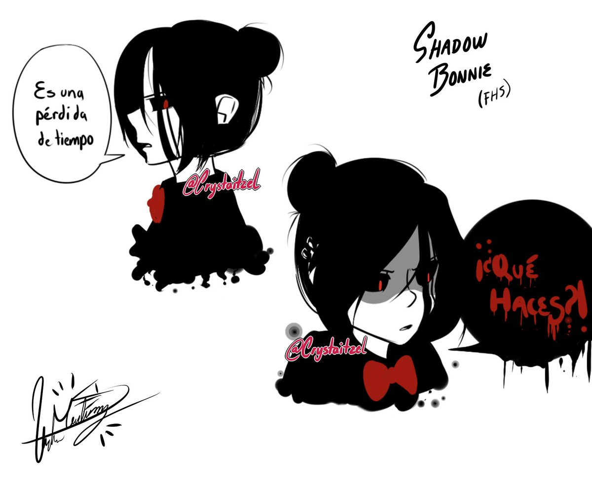Este dibujo es muy viejo y nunca quise subirlo, pero una amiga me animó(? sólo le cambié la firma a la actual.
Recuerdo cuándo veía esta serie, todavía Bonnie es mi personaje fav <3
#FHSZ3R0 #FNAFHS