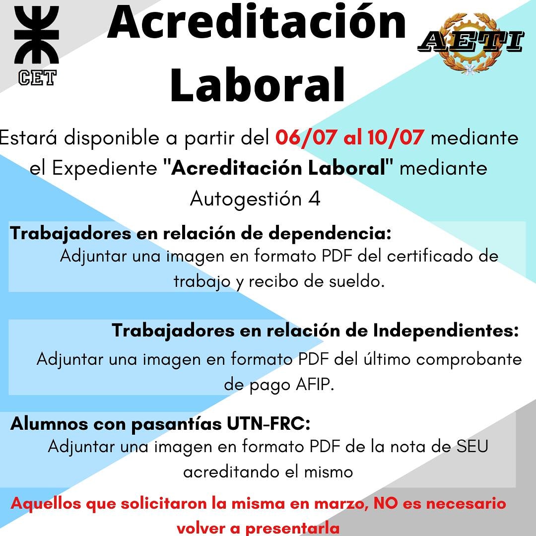 [ ACREDITACIÓN LABORAL ]