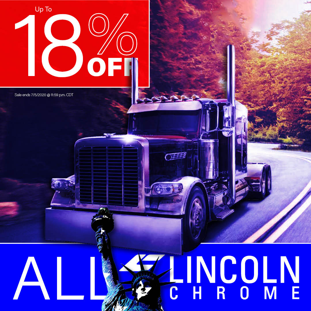4StateTrucks's tweet photo. Get up to 18% OFF All Lincoln Chrome Products this weekend! Click here to shop now! https://t.co/h0lMliG3eq Sale Ends 7/5/20 @ 11:59PM CST.

#4StateTrucks #ChromeShopMafia #chrome #chromeshop #customtrucks #semitrucks #trucking #bigrig #largecar #truckers #longhaul #lincolnchrome https://t.co/lAMIlcZdwv