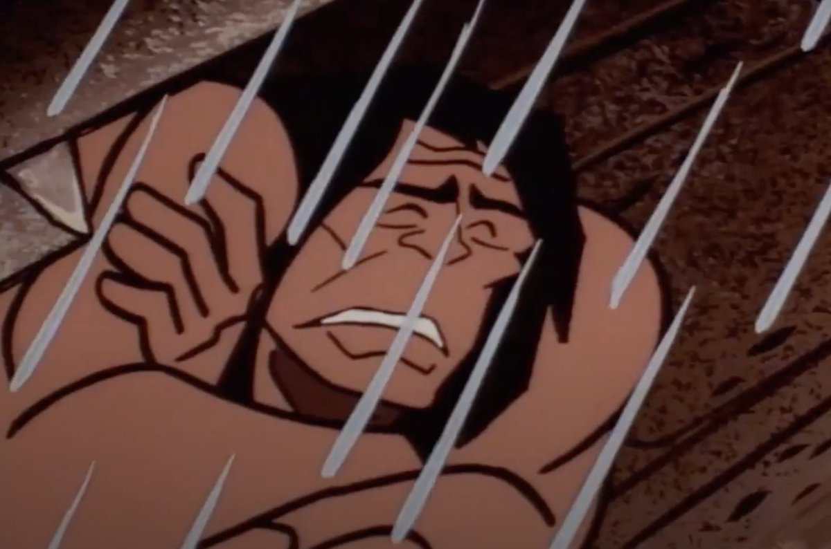 FilmEasterEggs's tweet photo. The caveman who discovers fire in 'Dexter's Laboratory' (1998) looks just like Spear from 'Primal' (2019) 

Both shows were created by Genndy Tartakovsky https://t.co/rqYGsTbFBX