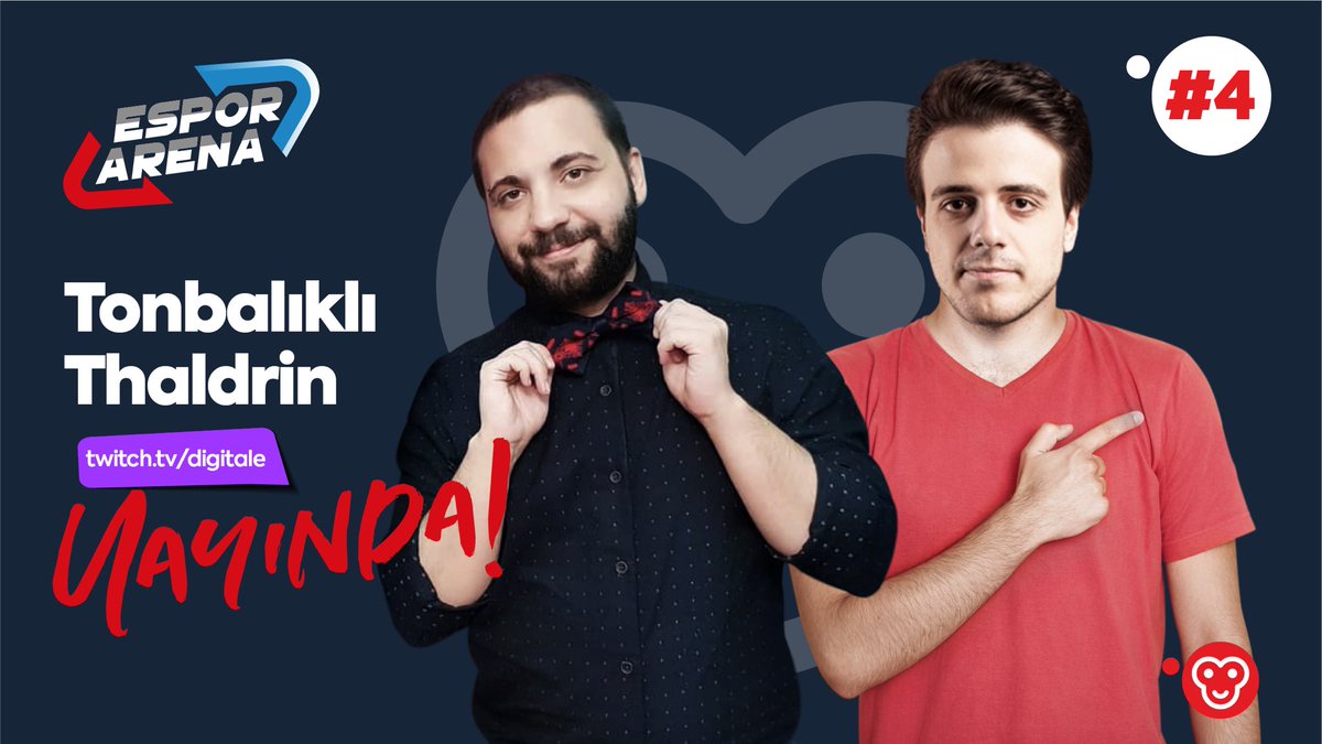 digitalegame's tweet photo. 🛎@tonbalikli Christopher Willekens ve @thaldrinlol Berke Demir'in eşsiz yorumlarıyla #EsporArena #DigitaleGame twitch kanalında CANLI yayındayız! 

🎥 https://t.co/7lZmvurtBk https://t.co/IuOZBhqjuQ
