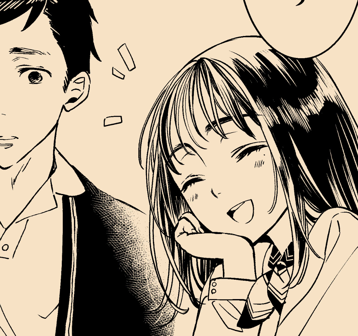 生まれて初めて太まゆ+すだれ前髪の女子を描いている
慣れなくて作業中の画面にこの子が映るたび「うおっ眉毛太っ」て思ってしまう 
