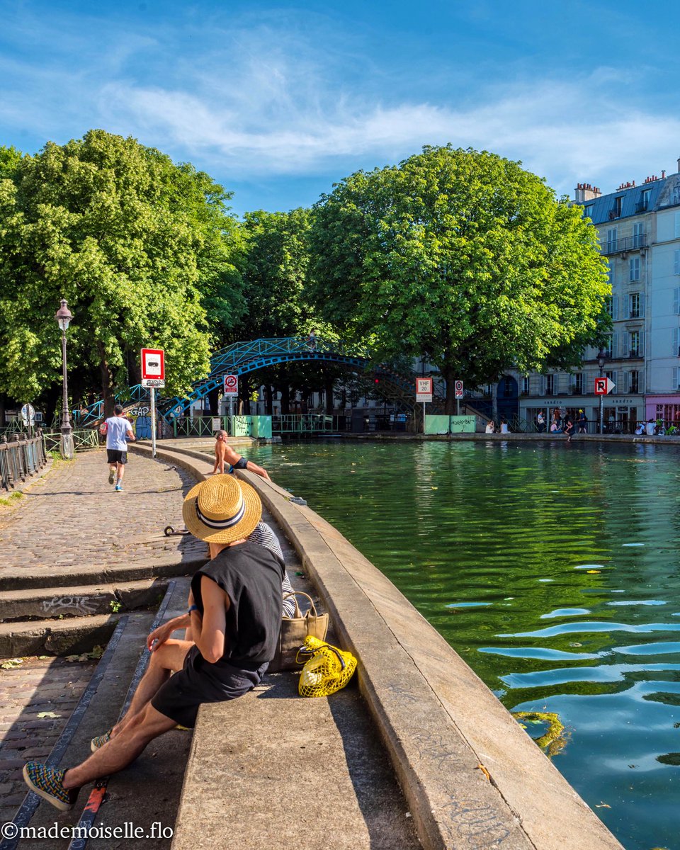 #summer in #Paris #canalsaintmartin #parisjetaime @Paris @ParisJeTaime #nikon @NikonFR @NikonEurope #streetphoto #ChillAfWeekend