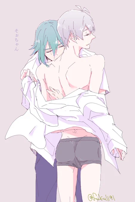 だんしこうこうせい/環壮らくがき2つ 