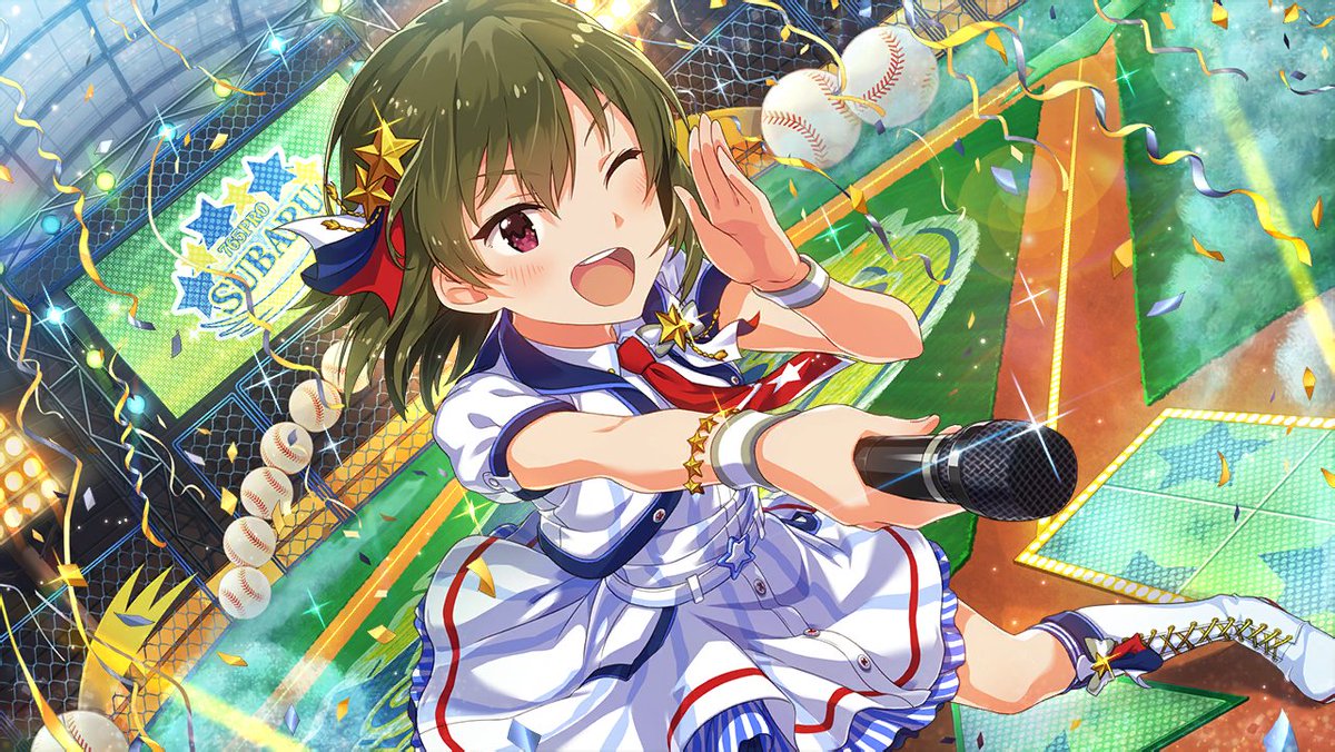 Subaru NagayoshiAge: 15Mirishita Card Type: FairyImage Color: Sage Green> huge baseball fan, will play anytime & anywhere (even indoors, much to Kotoha's annoyance)> has 4 brothers & often uses masculine language because of their influence> VA: Yuka Saitou (Yukachi/Yukke)