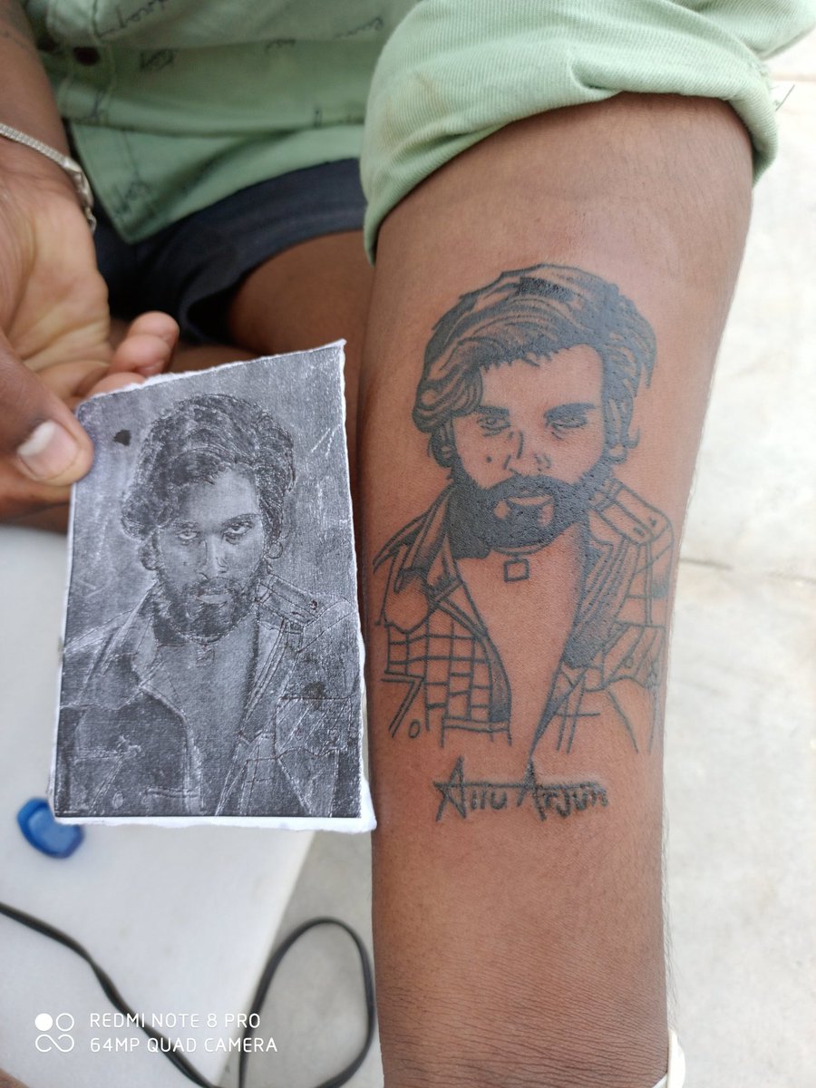 Pin by Abhiram on Allu arjun images  Jesus fish tattoo Fish tattoos  Tattoos