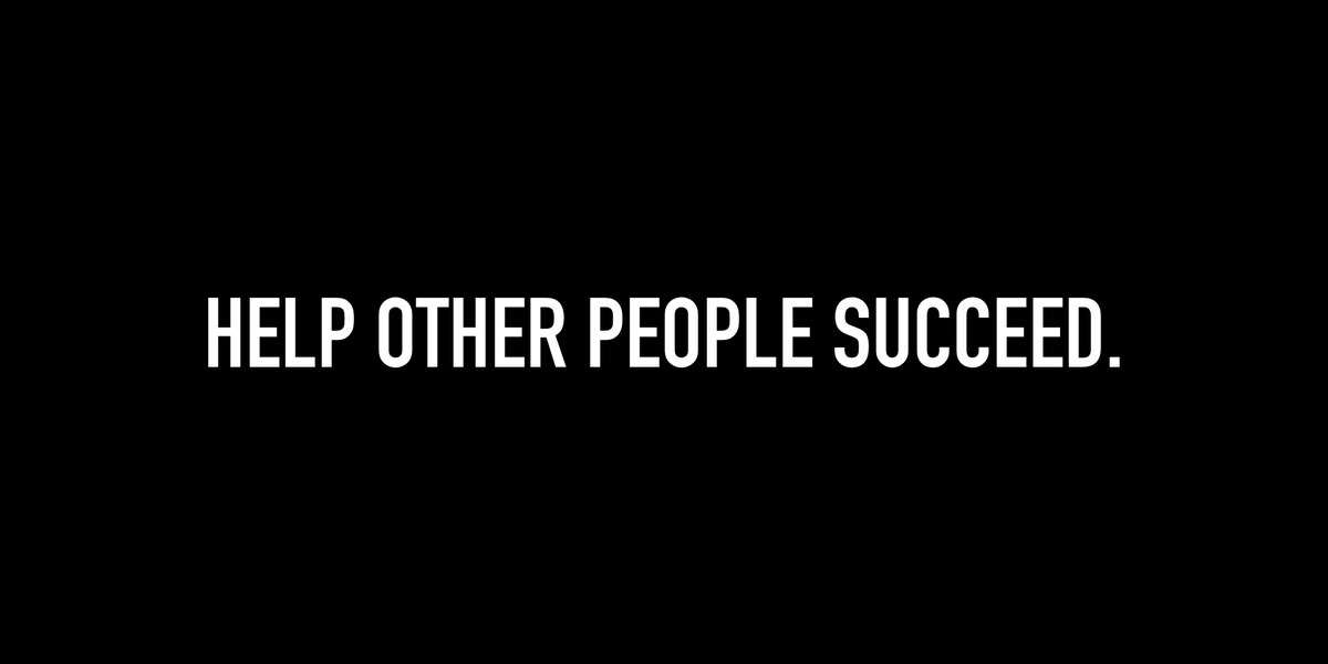 microwisdoms's tweet photo. The best thing you can do for yourself is to help other people succeed.

— @shaneparrish https://t.co/3ftPW4Sq2H