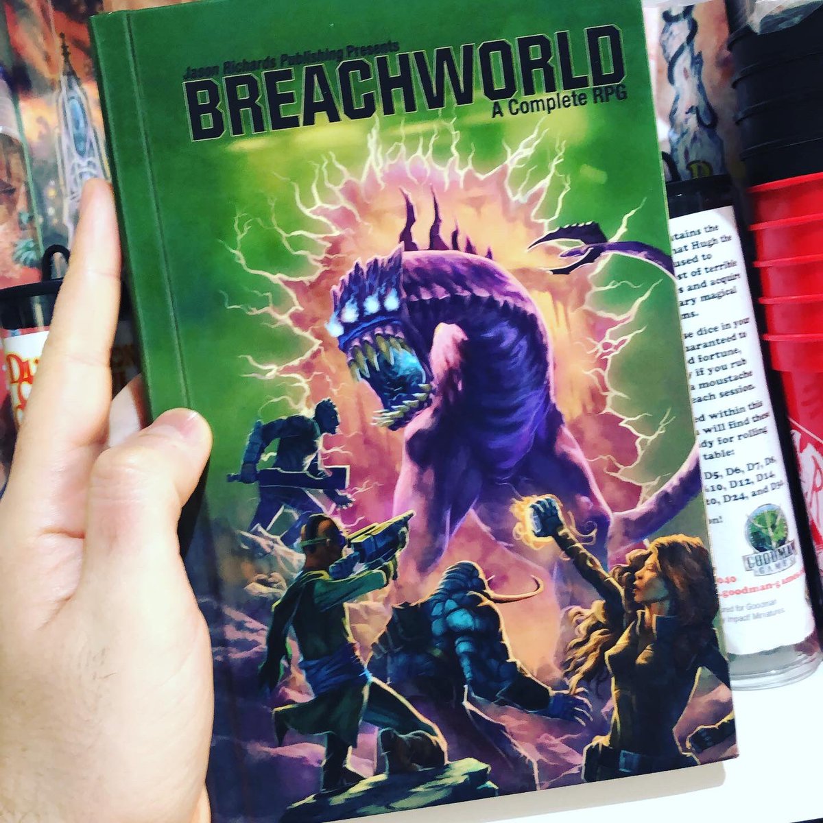 diogo_oldskull's tweet photo. #Breachworld is another #OpenD6 #TTRPG using the #MiniSix variation! It’s a multidimensional, time traveling, cosmic adventure game with unlimited possibilities! Very cool! Available at #DriveThruRPG!!! https://t.co/DSArmKuSSr