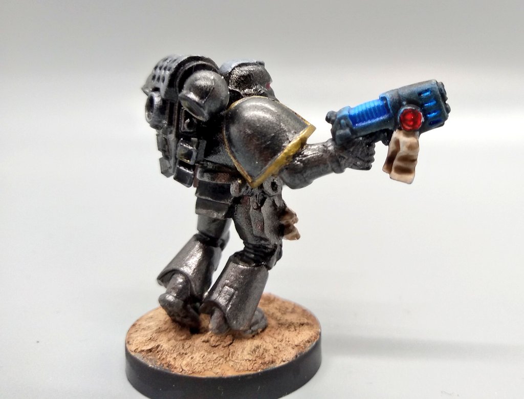 magic_minstrel's tweet photo. Astartes, unknown chapter

#miniatures #paintingminis #boardgames #tabletop #miniaturepainter #modelpainter #brushforhire #model #mini #painting #commissionsopen #conversions #scifi #warhammer40k #citadel #gw #warmongers #reaperpaints #wh40k #astartes #spacemarines https://t.co/sow8e9cqHS