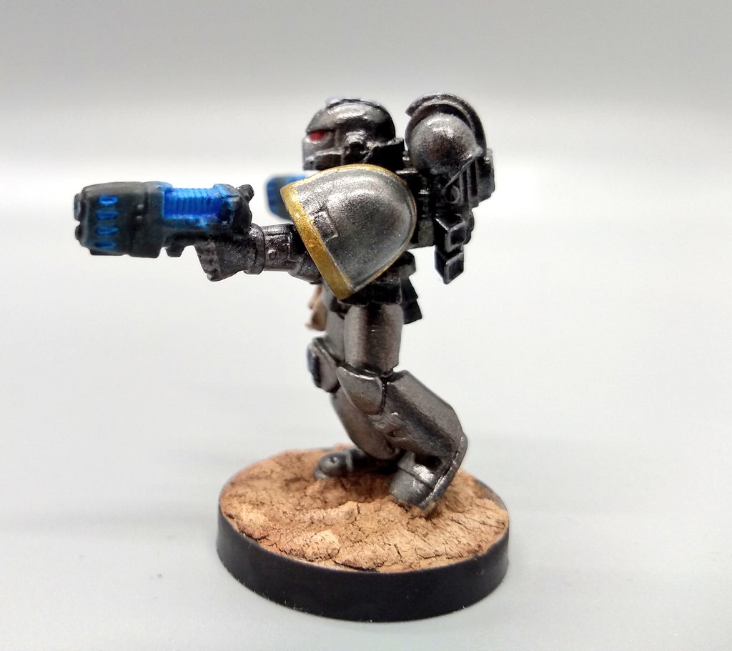 magic_minstrel's tweet photo. Astartes, unknown chapter

#miniatures #paintingminis #boardgames #tabletop #miniaturepainter #modelpainter #brushforhire #model #mini #painting #commissionsopen #conversions #scifi #warhammer40k #citadel #gw #warmongers #reaperpaints #wh40k #astartes #spacemarines https://t.co/sow8e9cqHS