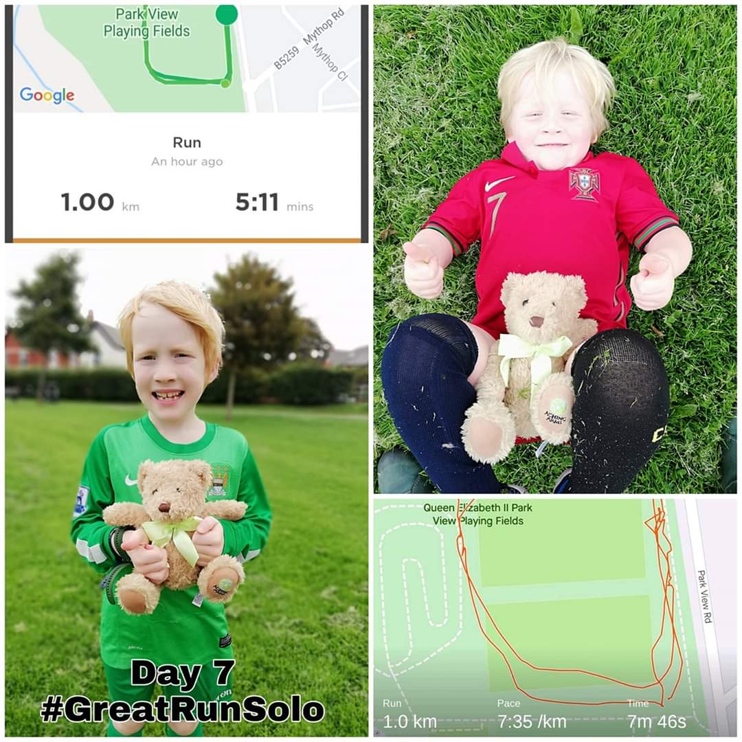 JPclancy1's tweet photo. @MarcusRashford I've not done much  but my kids have run 1km a day for the last 7 days to raise money for @AchingArms charity
https://t.co/4W3BmemrAm https://t.co/k3RltUskdw