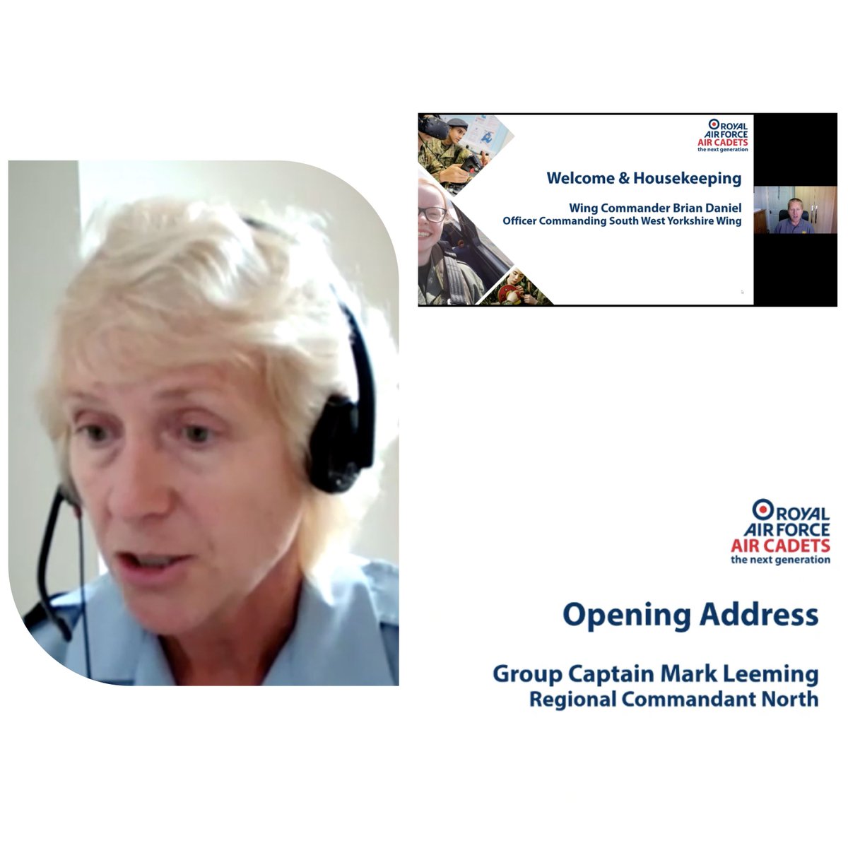 Today the Sqn OC’s and Wing Staff attended the online North Region Conference organised by our very own @OC_SWYorksWing and Gp Cpt Leeming. A series of presentations were made by various specialists on the latest developments in the Region! A fantastic and very informative day!