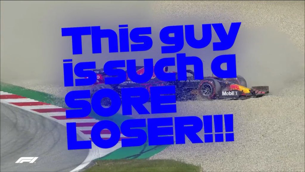 Simonpaul111's tweet photo. @F1 @MercedesAMGF1 Hamilton proves once more, he is incapable of shrugging off his #Slave_Mentality #ThisGuyIsSuchASoreLoser https://t.co/1YpzfwHbqF