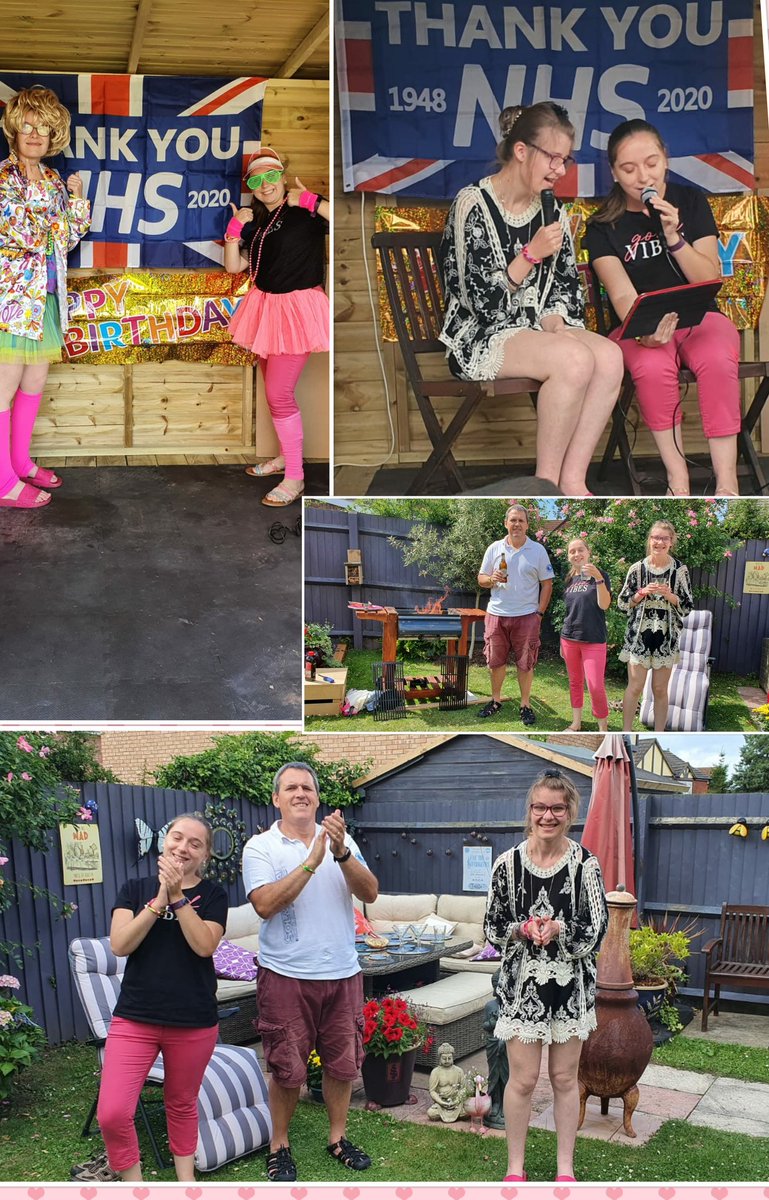 barrowboy3864's tweet photo. We had a fabulous time this afternoon celebrating NHS Birthday with our very own Shared Lives Hereford ❤ family music festival and BBQ in our back garden. Susie and Becky were great on the Karaoke. #NHS72 #SharedLivesPlus https://t.co/I3SFbfO7ed
