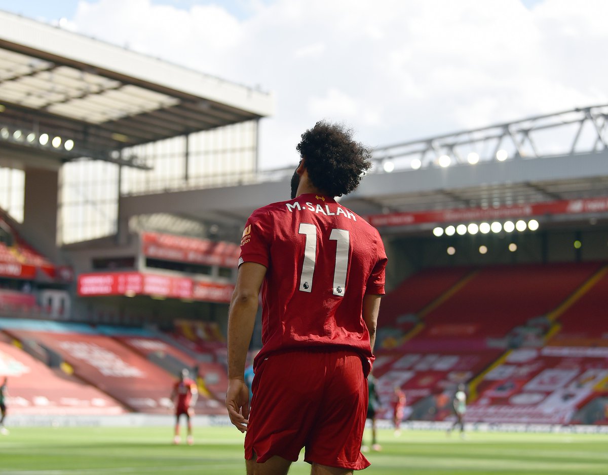 LFC's tweet photo. 🙌 @MoSalah in the @premierleague...

1️⃣1️⃣6️⃣ appearances  
7️⃣3️⃣ goals
2️⃣7️⃣ assists

👑 The Egyptian King 👑 https://t.co/IE3juUkpxN