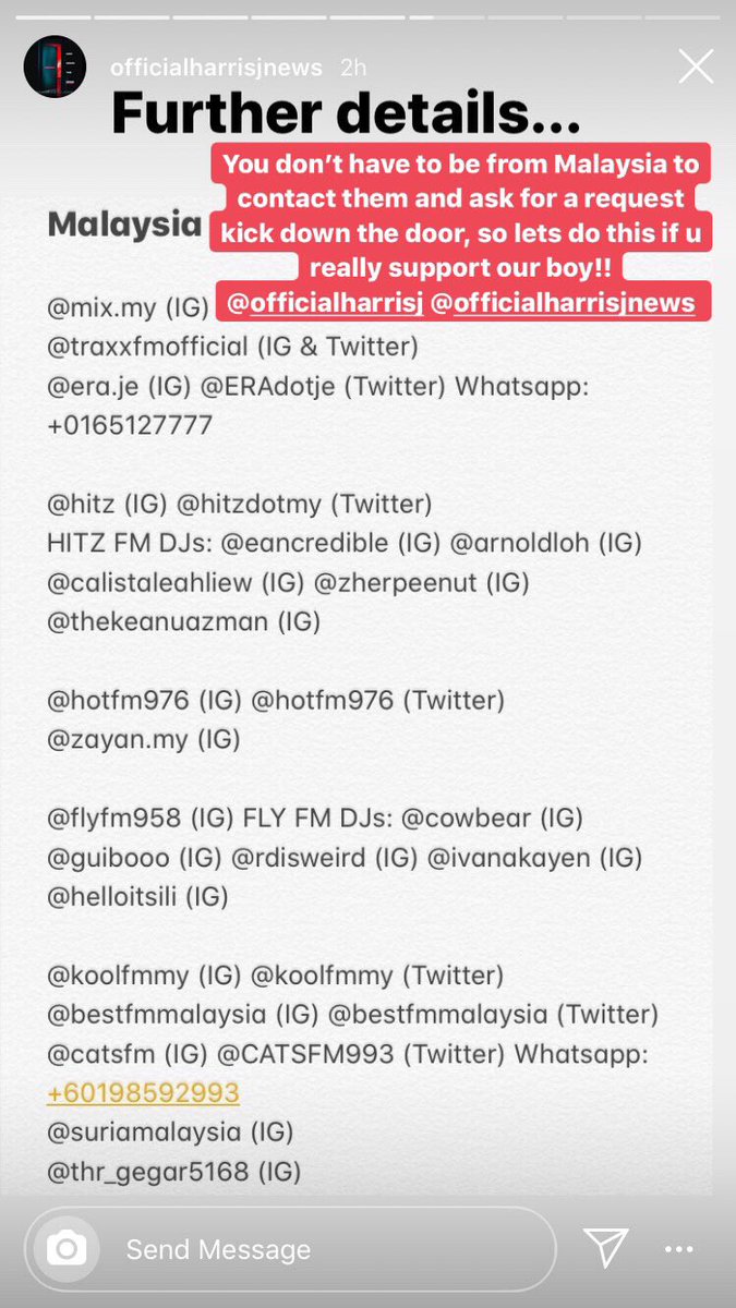 Tbh he doesn’t need to ask u this if u really support him❤️❤️