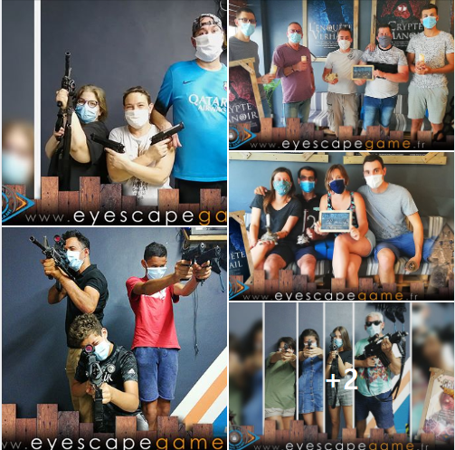 EyescapeGame's tweet photo. Quelques jours après notre réouverture !
Tout se passe pour le mieux.

Mesures sanitaires en place, garantie d'une protection maximale face à la conjoncture !

En résumer, nous vous attendons !
Prenez soin de vous !

https://t.co/sbyniWNx8L

#Eyescape #Escape #game #VR #loisir https://t.co/MRAZic9bpt