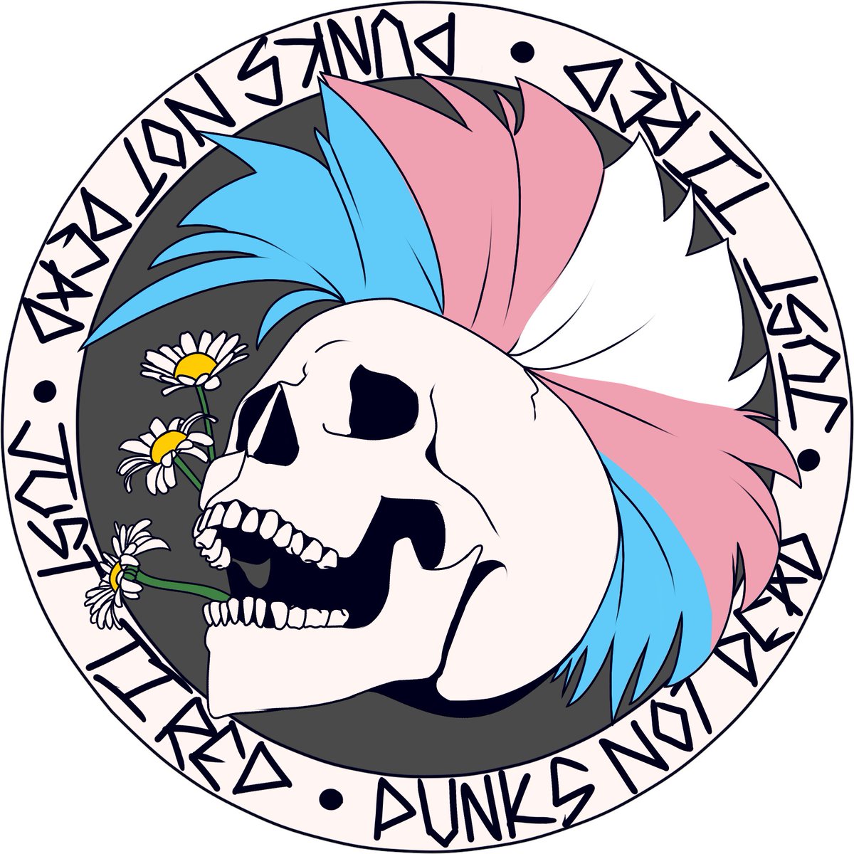 FateInInk's tweet photo. Just put my first couple designs on redbubble! my primary use for it was button pins but you can put it on more than that. Theyre punk pride skull designs, and Ive got plenty of flag variation! Go check them out! https://t.co/9gKfhuh32l https://t.co/BurQBO25VV