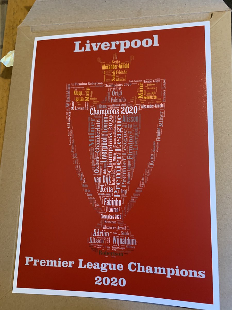 AGT79's tweet photo. Another Liverpool win 😊 
I’ve got to do another giveaway...
If you want to win this print at 11pm tonight;
💥 Retweet this
💥 Make sure you’re following me.
#ynwa #lfc #liverpool https://t.co/0UB0VOsQZT
