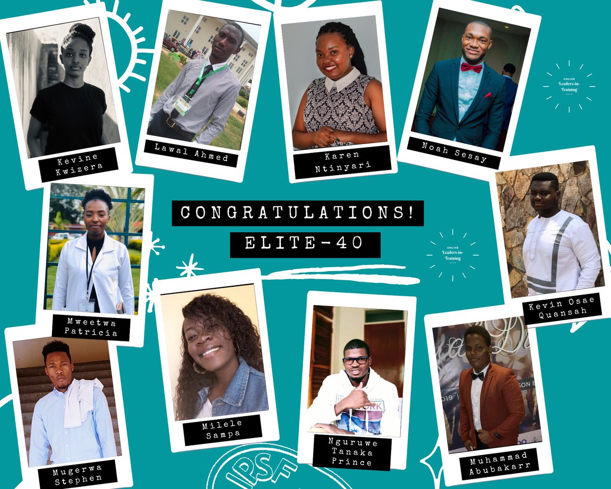 IPSFAfRO's tweet photo. The last week has been more than amazing for our incredible participants.

Today, as we bring down the curtain on the English Sessions of our Online LIT, we present to you the ELITE-40.
@IPSForg @FIPYPG 
#AfROLIT2020 #LITtoremember #Elite40 #AfROCares https://t.co/c0V8EC4N33