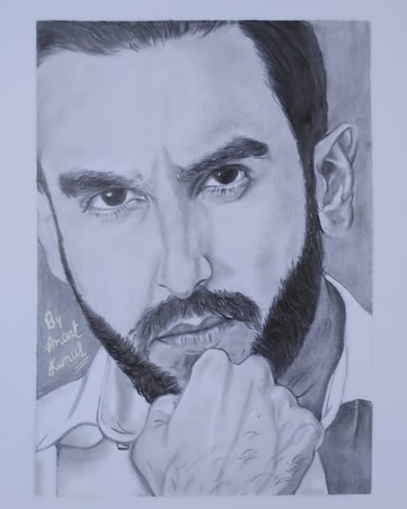 Pencil Sketch of Ranveer Singh .
Happy Birthday to you  